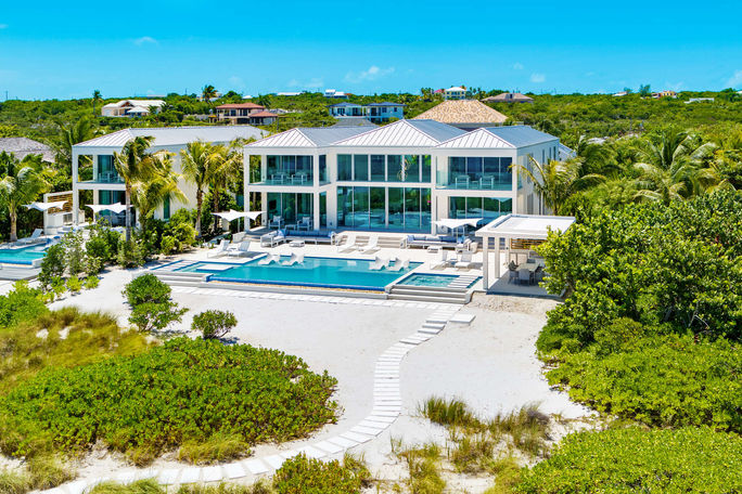 Rental Escapes' private villa Seaclusion, Grace Bay, Turks and Caicos.