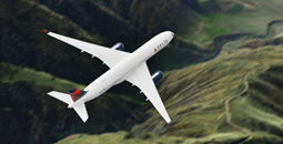 Delta Air Lines plane.