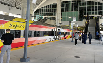 Brightline Train, rail, travel,