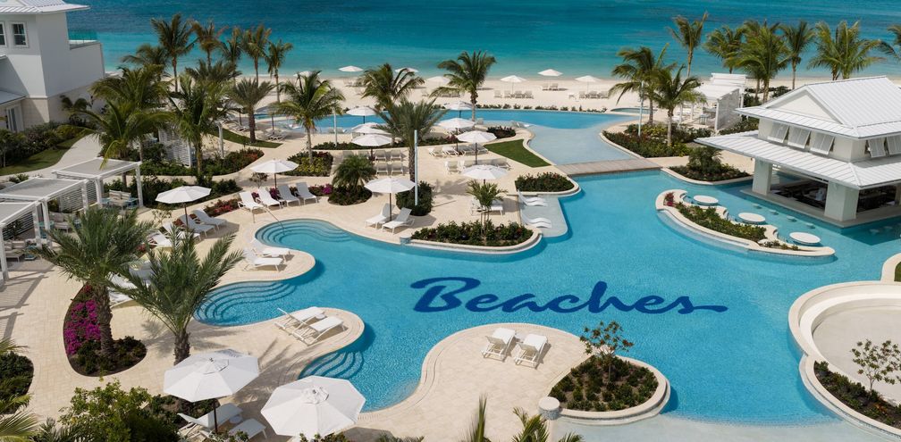 Treasure Beach Village's 15,000-square-foot pool at Beaches Turks and Caicos.