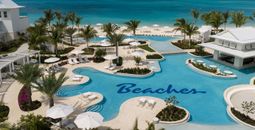 Treasure Beach Village's 15,000-square-foot pool at Beaches Turks and Caicos.