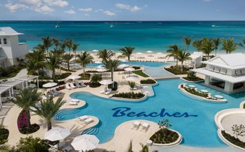 Treasure Beach Village's 15,000-square-foot pool at Beaches Turks and Caicos.