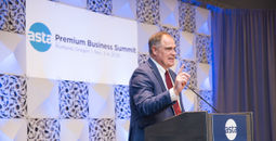 ASTA President and CEO Zane Kerby speaks at the 2025 Premium Business Summit in Portland, Oregon