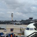 Air traffic control tower, airport