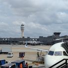Air traffic control tower, airport