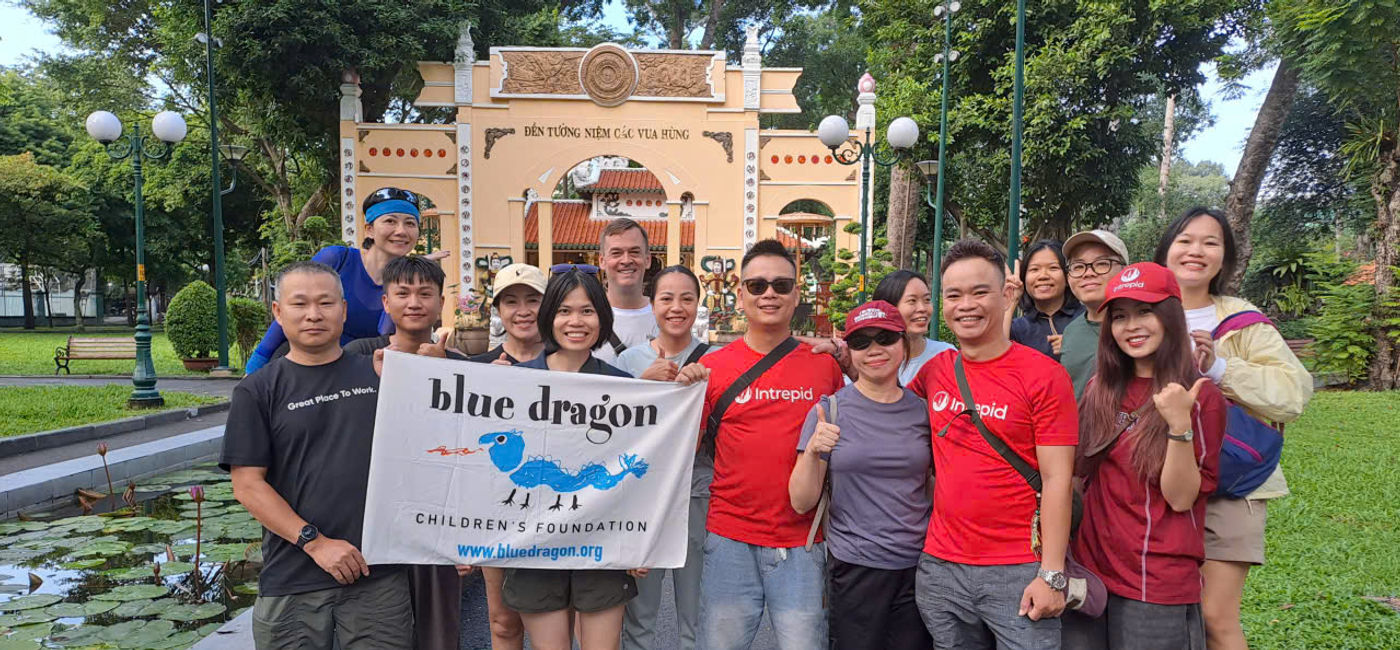 Image: Blue Dragon Marathon Walk 2026 participants. (Photo Credit: Intrepid Travel)