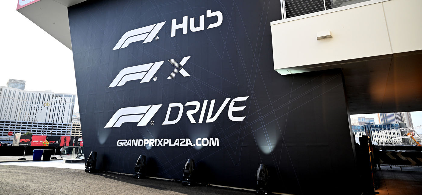 Image: The Las Vegas Grand Prix Plaza complex. (Photo Credit: Getty Images/Grand Prix Plaza)