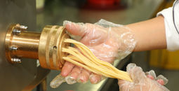 Fresh pasta is made daily onboard Holland America Line's ships