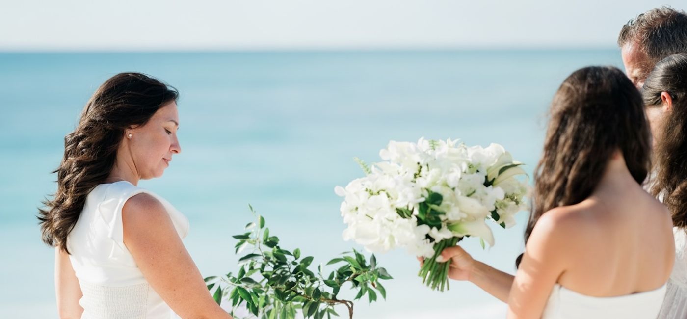 Image: A symbolic tree-planting ceremony in Turk & Caicos. (Source: Sandals Resorts)