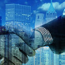 Business handshake