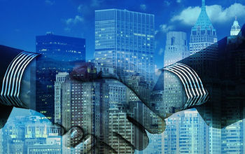 Business handshake