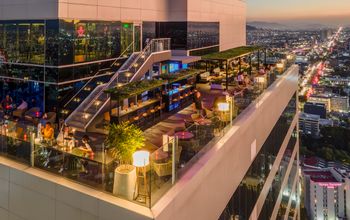 The views from the RIU Plaza Guadalajara Hotel 360? Rooftop Bar