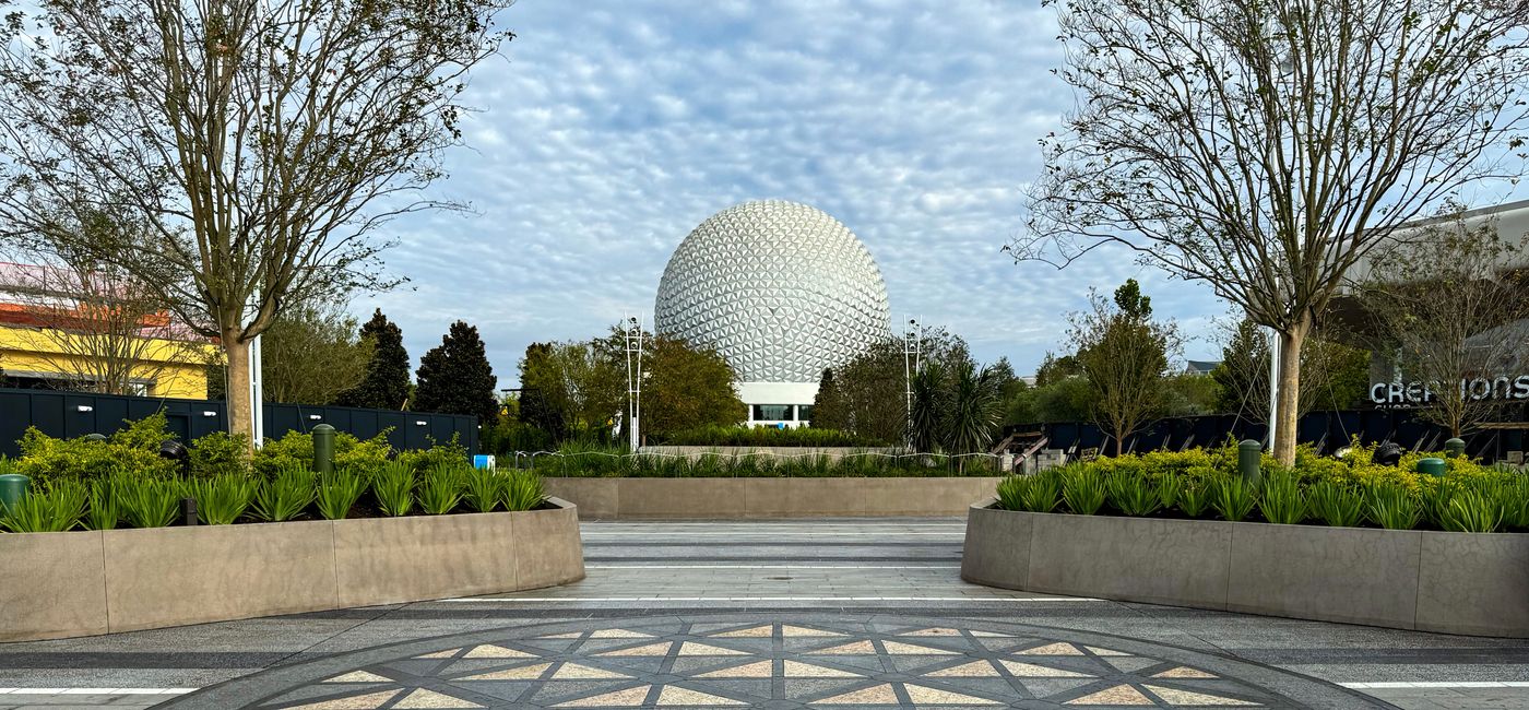 Image: Spaceship Earth Pavers in Epcot, Walt Disney World (Photo Credit: Brooke McDonald)