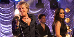 Rod Stewart performs