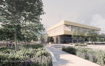 Rendering of the Dorval Multimodal Hub