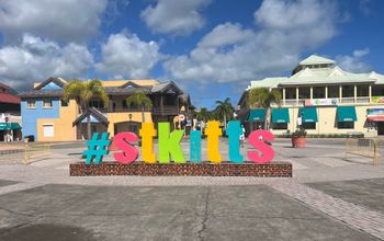 St. Kitts sign.