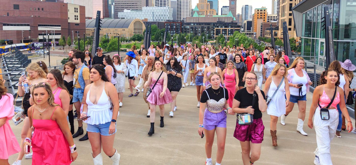 Image: Swift Eras Concert Goers in Minneapolis (Photo Credit: Courtesy Meet Minneapolis)