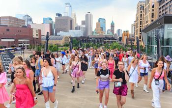 Swift Eras Concert Goers in Minneapolis