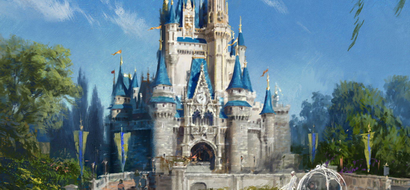 Image: Rendering of Cinderella Castle's new color scheme (Photo Credit: Disney)