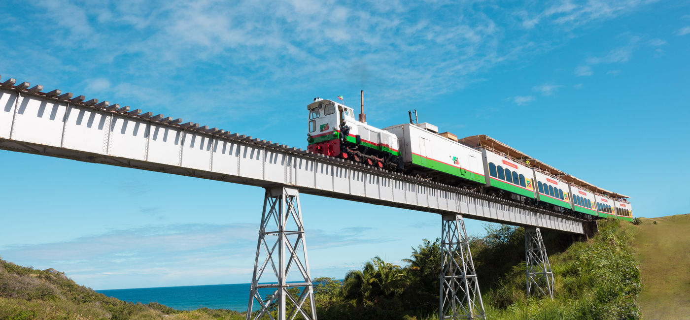 Image: Scenic Railway Sugar Train. (Photo Credit: St. Kitts)