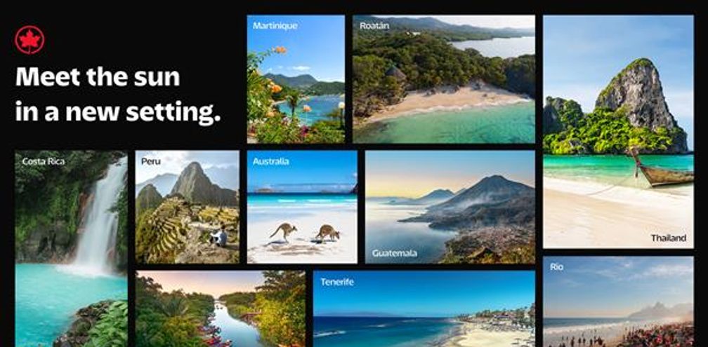 Air Canada winter vacations