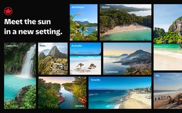 Air Canada winter vacations