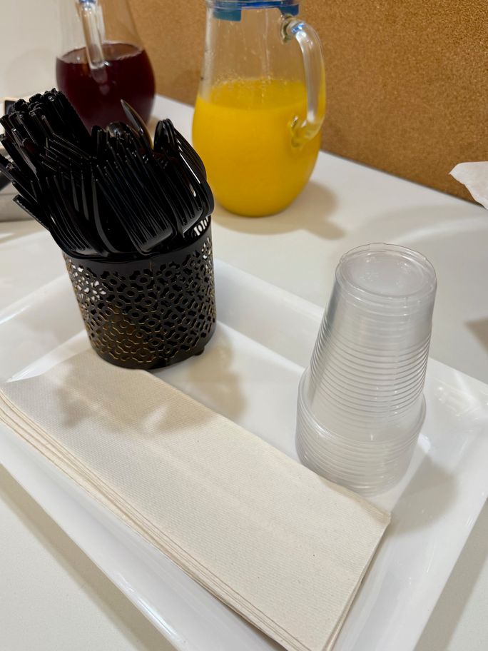 Single-use plastics at an Aloft hotel in Florida Single-use plastics at an Aloft hotel in Florida