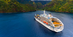 The Aranui 5 in Fatu Hiva