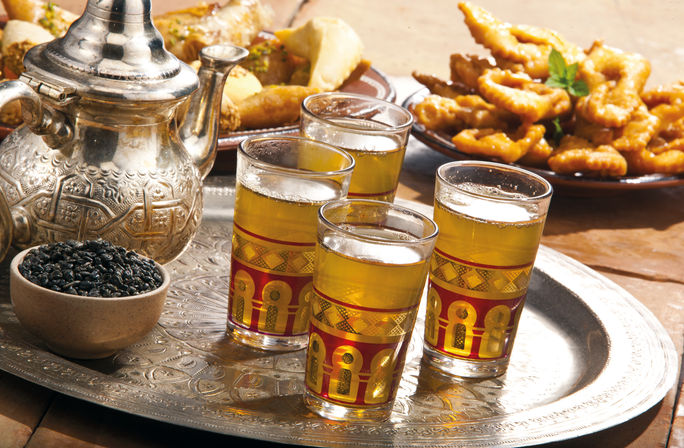 Berber tea in Morocco Berber tea in Morocco