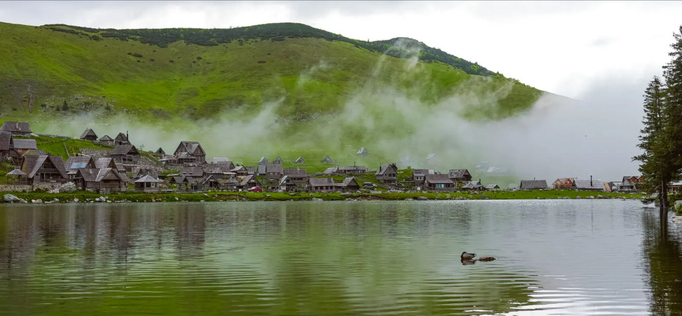 Image: The beautiful and idyllic Prokoško Jezero, or Prokoško Lake, located in Bosnia and Herzegovina.  (Photo Credit: USAID Turizam)