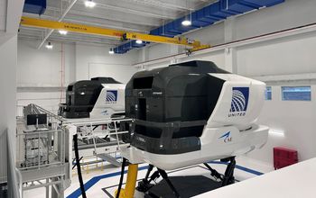 New United flight stimulators in Denver