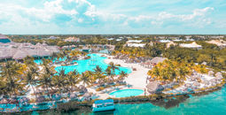 Aerial view of the Grand Palladium White Sand Resort & Spa
