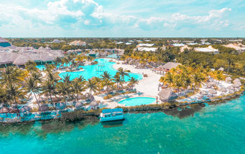 Aerial view of the Grand Palladium White Sand Resort & Spa