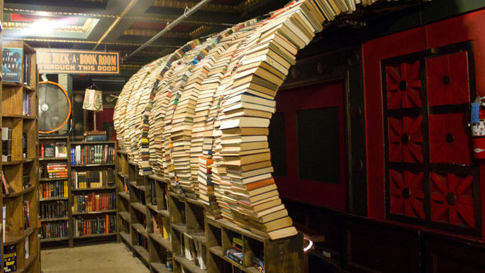 The Last Bookstore PHOTO: The Last Bookstore is California's biggest independent bookstore. (Photo via Flickr/Rach)