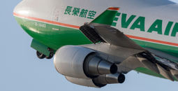 EVA Air plane.