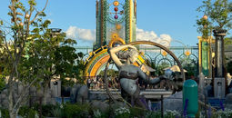 Chronos and Luna from inside Celestial Park.