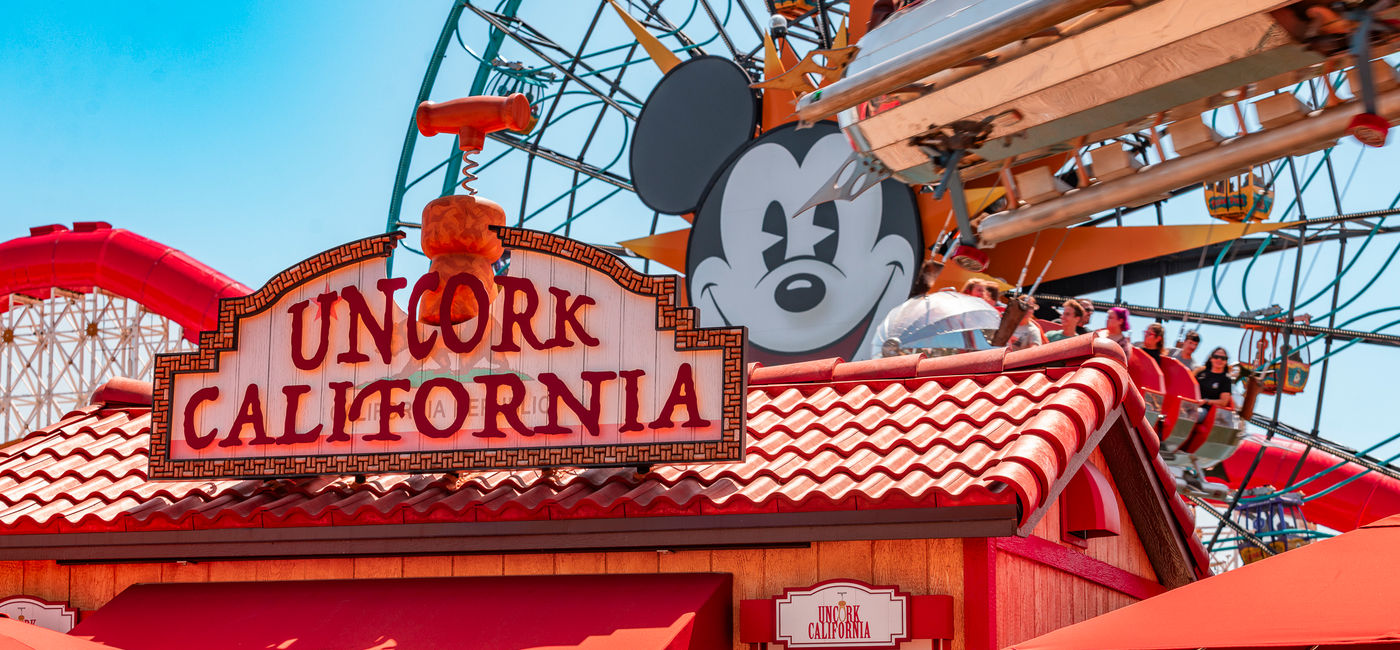 Image: The Uncork California marketplace stall at Disney California Adventure's 2026 Food & Wine Festival. (Photo Credit: Disneyland Resort)
