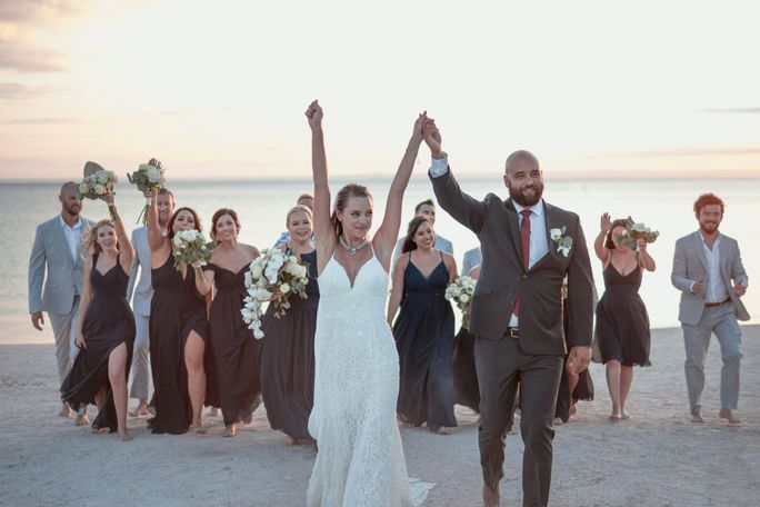 Beach wedding in Mexico