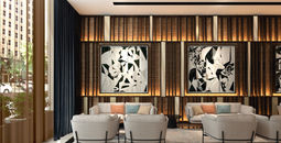 Lobby rendering of the Hotel Riu Plaza Chicago