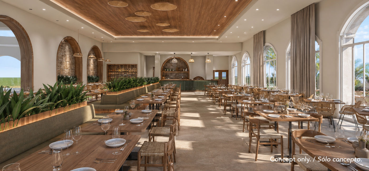 Image: A rendering of Toscana, the new Italian restaurant (Photo Credit: Majestic Resorts)