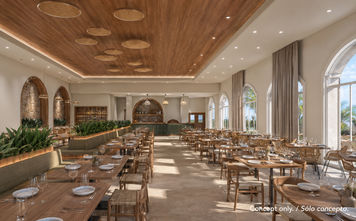 A rendering of Toscana, the new Italian restaurant