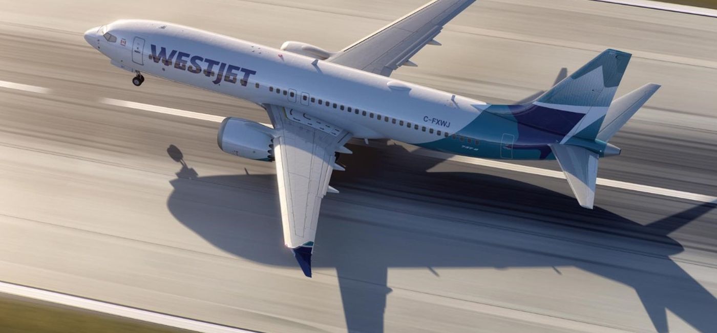 Image: WestJet Boeing Max 8 (Photo Credit: WestJet)