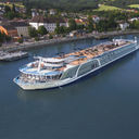 Exterior of the AmaMagna on the Danube River