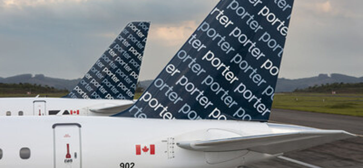Image: Porter cabin crew have applied for union representation (Photo Credit: Porter Airlines)