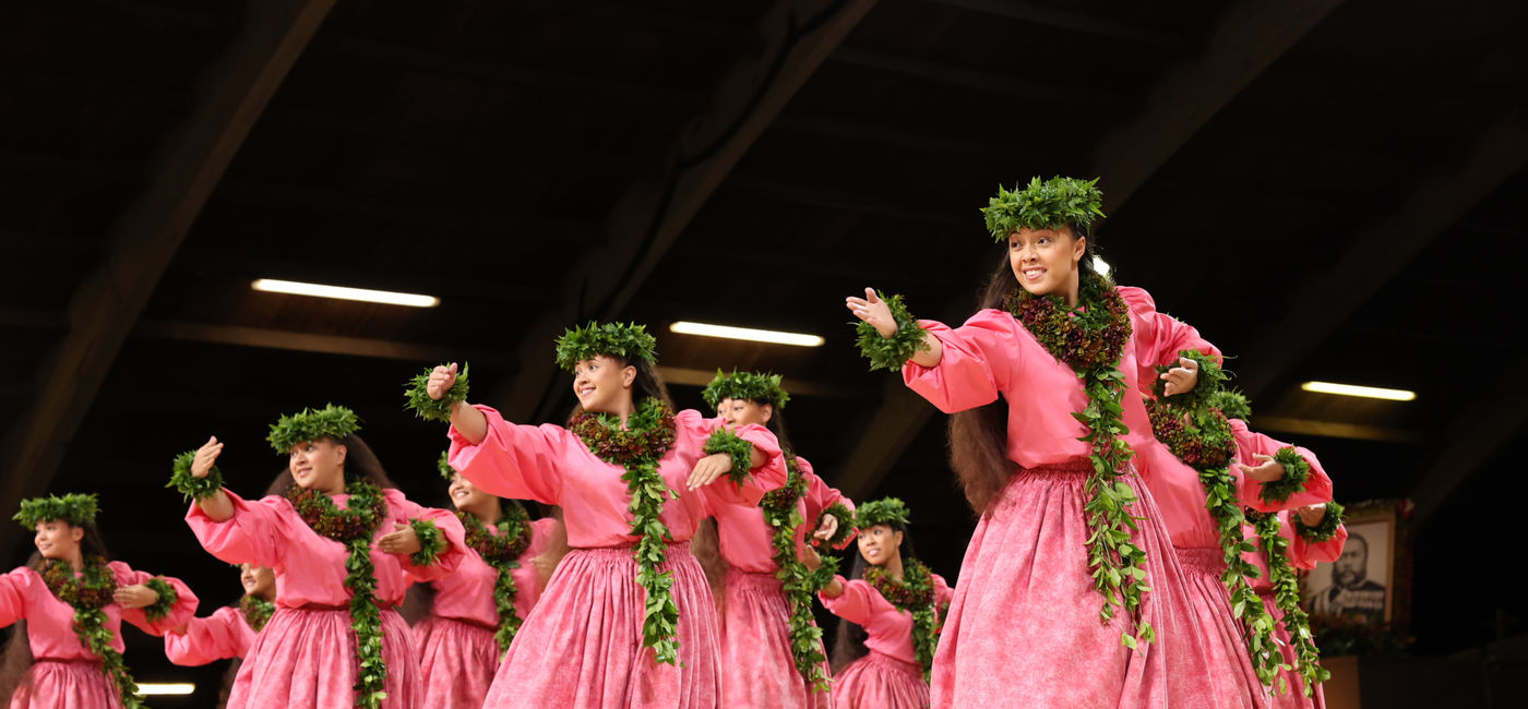Image: Merrie Monarch Festival Broadcast in Hilo (Photo Credit: Hawai'i Tourism Authority)