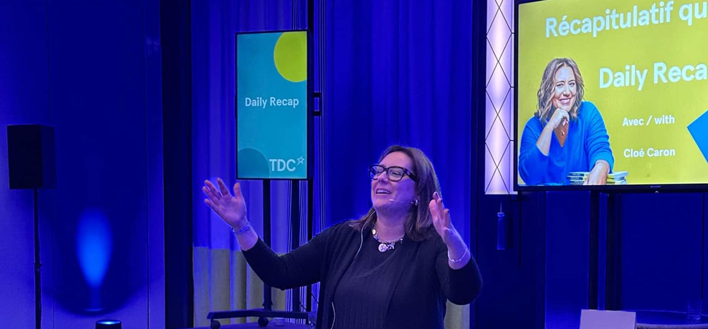 Image: Conférencière et coach exécutive Cloé Caron (Source: TDC)