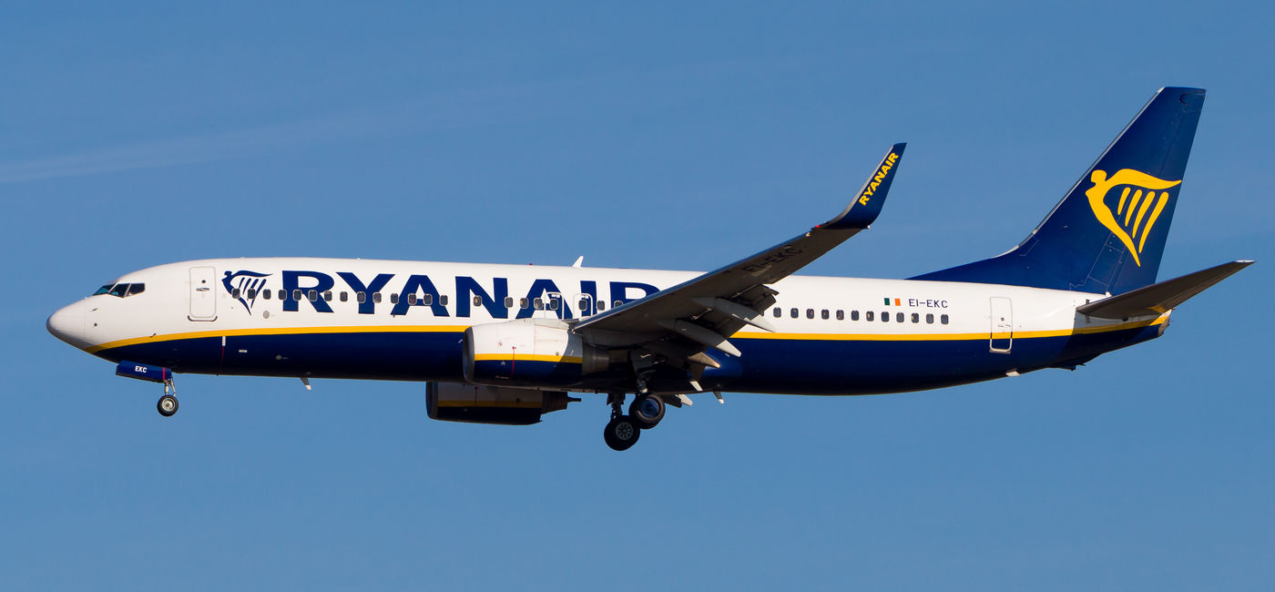 Image: Ryanair Boeing 737-800. (Photo Credit: Adobe Stock/Christian Palent)