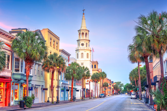 Charleston, South Carolina's historic cityscape Charleston, South Carolina's historic cityscape