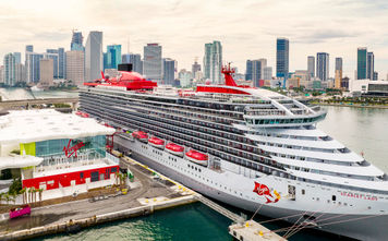 Virgin Voyages' new cruise terminal at PortMiami