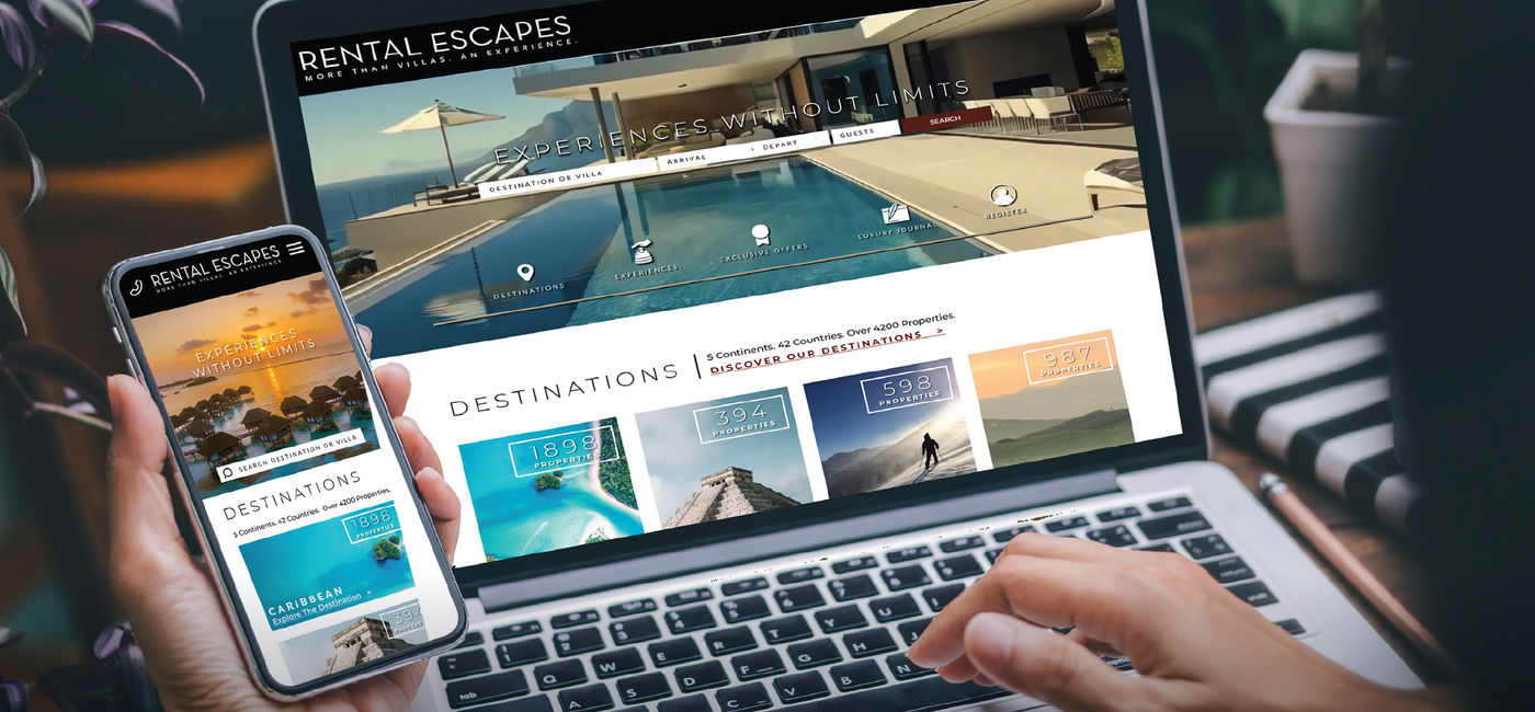Image: Rental Escapes' new rebranding. (Photo Credit: Rental Escapes)